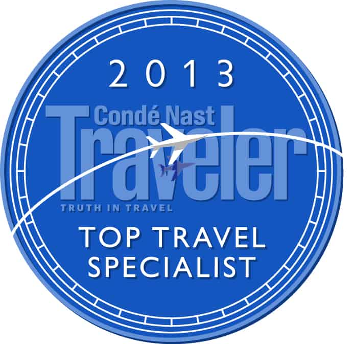 Conde Nast Top Travel Specialist 2013