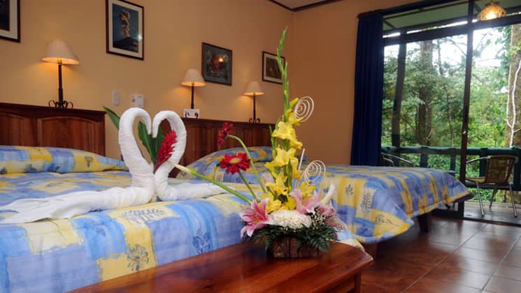 Standard Room with two beds at Arenal Observatory Lodge in Costa Rica