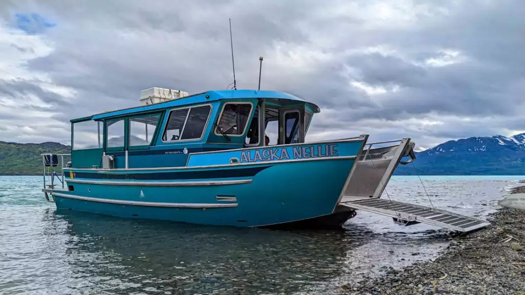 Alaska Nellie, an integral part of the boat-in-only Kenai Backcountry Lodge.