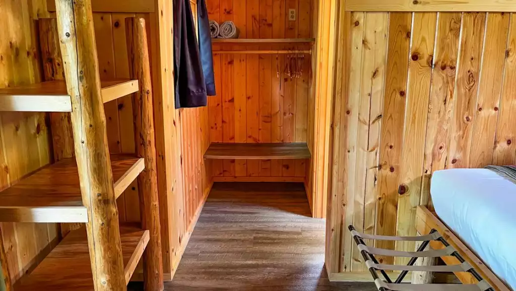 Modern guest cabin at Kenai Backcountry Lodge