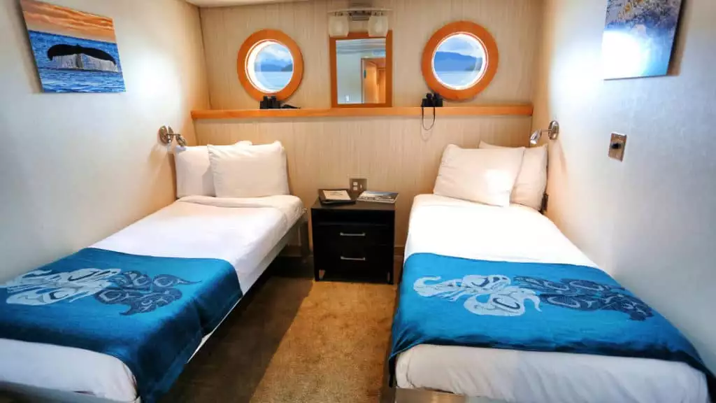 Category A stateroom aboard Chichagof Dream