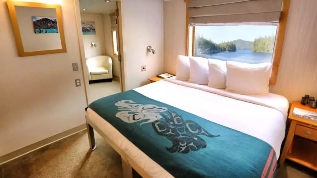 Main Deck Deluxe Suite aboard Chichagof Dream