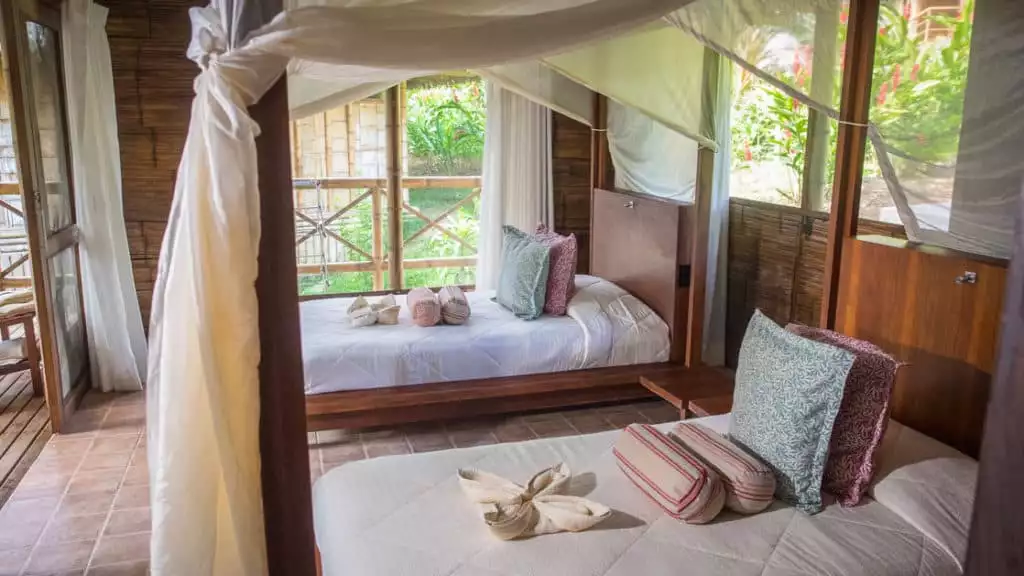 La Selva EcoLodge Family Suite with double beds (not pictured: included king bed)

