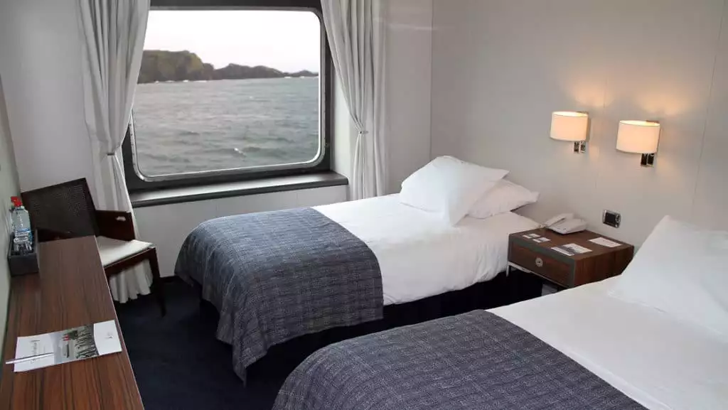 Category B cabin (twin beds only) aboard Stella Australis 