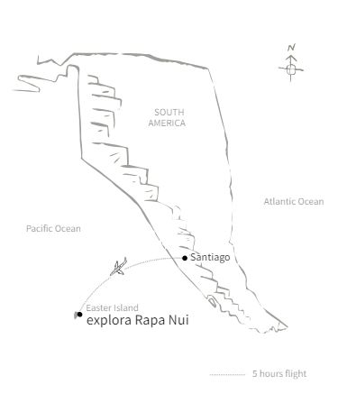 Explora Rapa Nui route map.