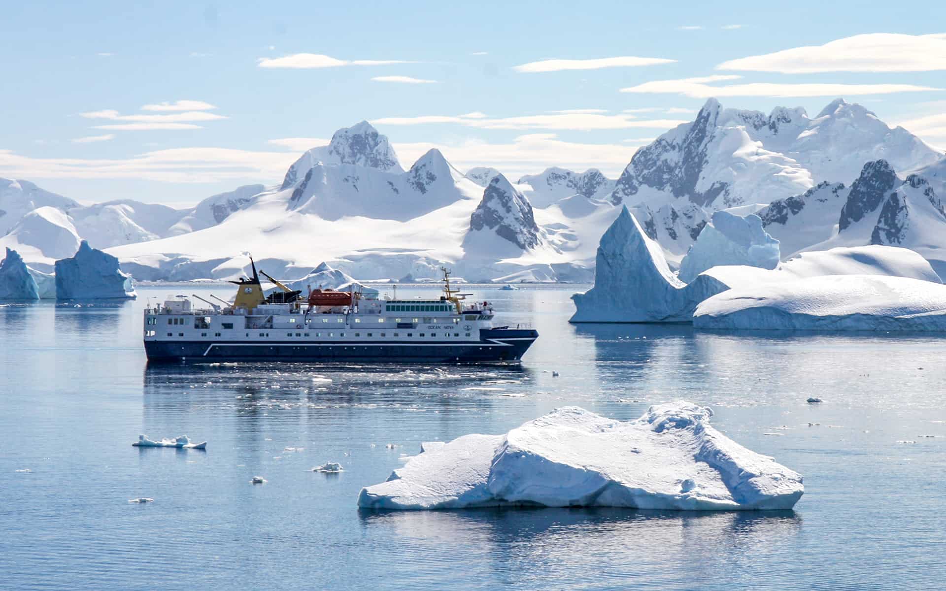 Antarctica Cruises Small Ship Icebergs 1920 