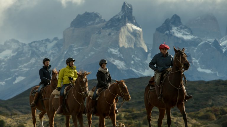 Explora Torres Del Paine takes you to the center of the National Park in Chile to see sights while horseback riding in Chile