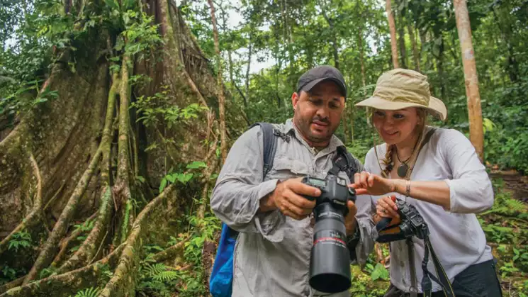 Take the opportunity to take a photography class and improve skills while with the National Geographic Upper Amazon River Cruise