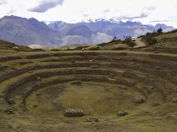 Moray Ruins in Peru. 