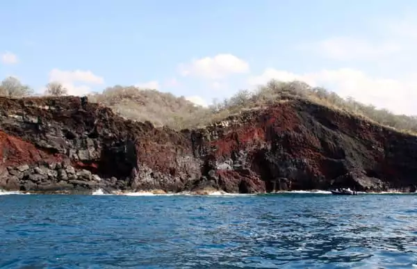 Hawaiian cruise Pele rock formation looking like a woman laying on her side
