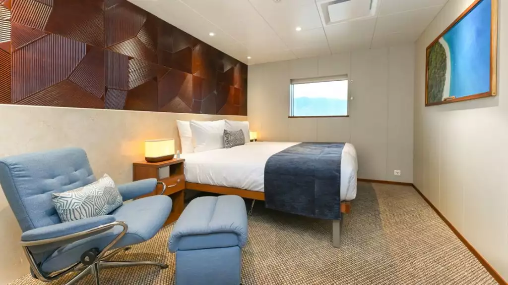 Promenade Deck Stateroom aboard the Coral Geographer
