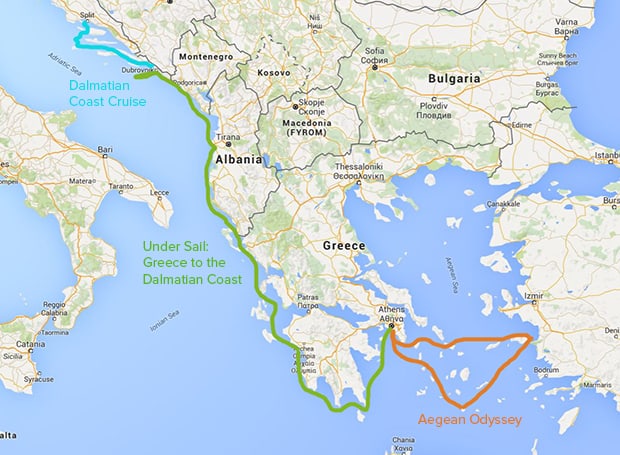 Three Ways, Small Ship Cruise Mediterranean