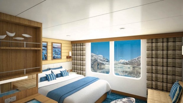 Category 5 triple cabin aboard National Geographic Quest small ship 