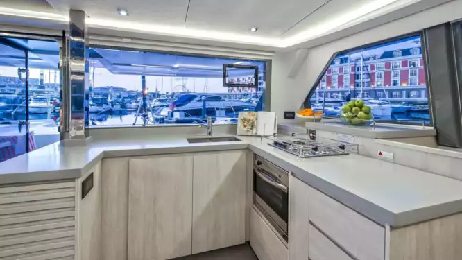 Galley aboard Nice Aft Too