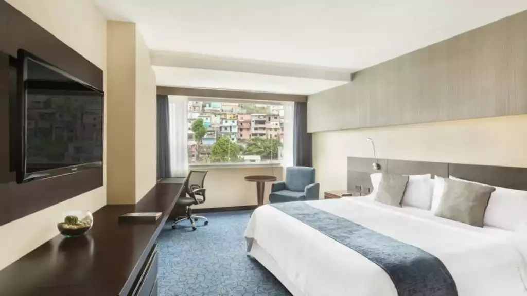 Hillside Room with one king bed at Wyndham Guayaquil