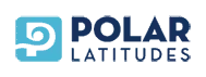 Polar Latitudes logo with blue P and wind.