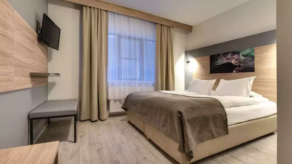 Standard room with king bed at Hotel Vik i Myrdal
