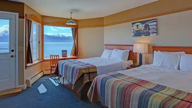 Midship Bay room with two queen beds at Land's End Resort