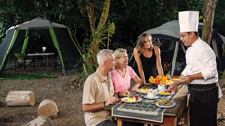 Ask your Adventure Specialist about added-cost glamping