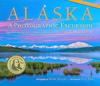 Coffee table book cover of Alaska: A Photographic Excursion by Mark Kelly