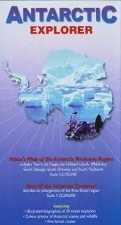 Front map cover of Antarctic Explorer Map; (Ocean Explorer Maps)