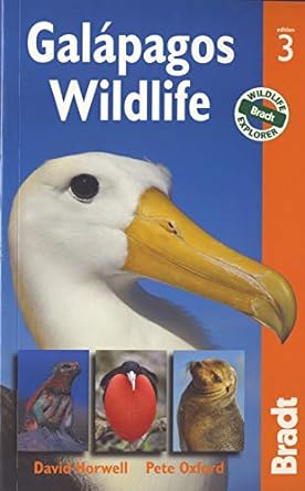 Cover of the Galapagos guidebook called Galapagos Wildlife by David Horwell