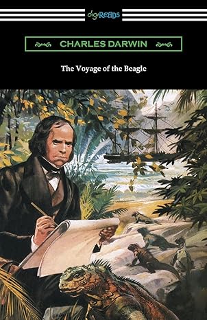 Galapagos book cover of Voyage of the Beagle by Charles Darwin