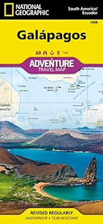 Map cover of Galapagos National Geographic Adventure Map