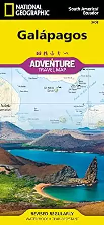 Map cover of Galapagos National Geographic Adventure Map
