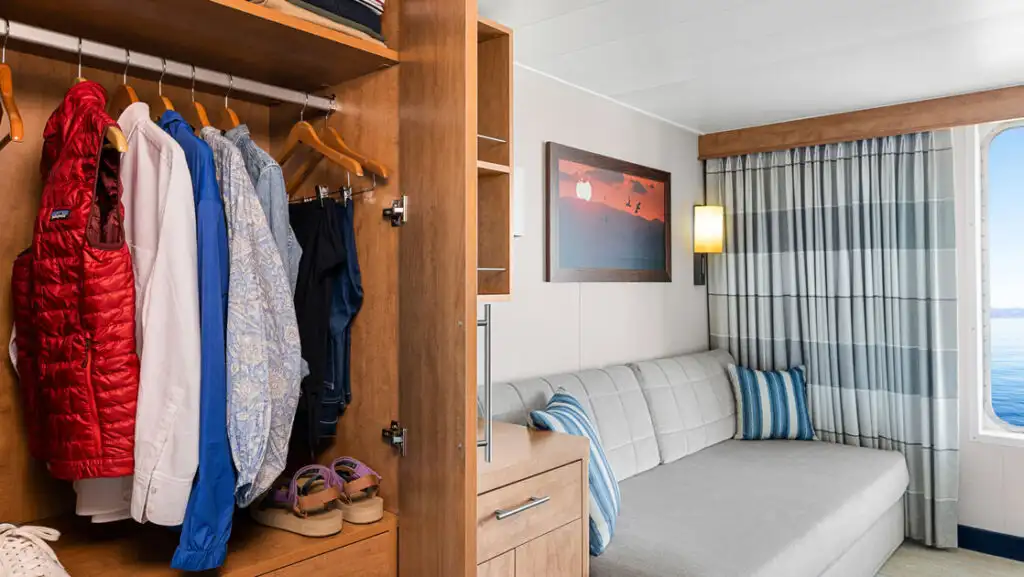 Category 5 cabin aboard National Geographic Venture. Photo by: Douglas Scarletta