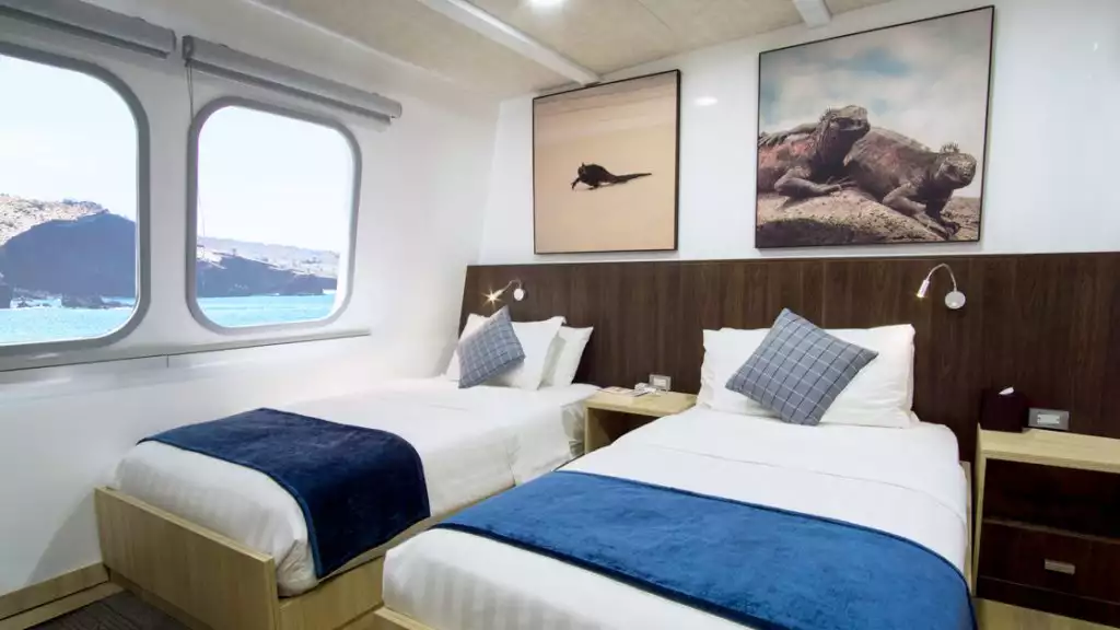Main Deck Standard Cabin with twin beds aboard Natural Paradise