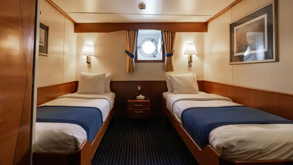 Main Deck Porthole Twin aboard MS Expedition