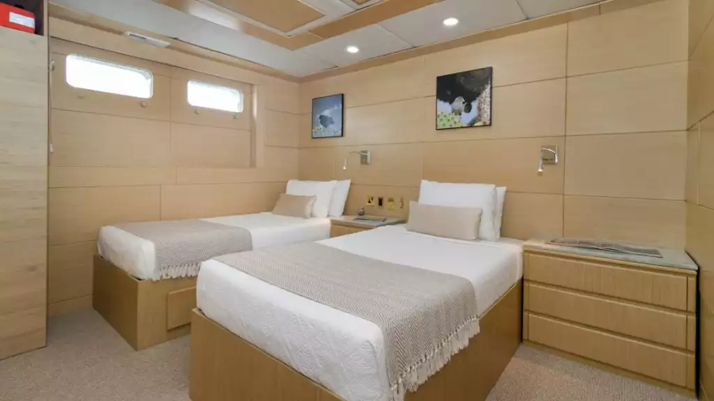 Stateroom #2 (twin beds only) aboard Passion