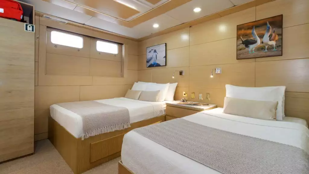 Stateroom #3 (full & twin bed only) aboard Passion