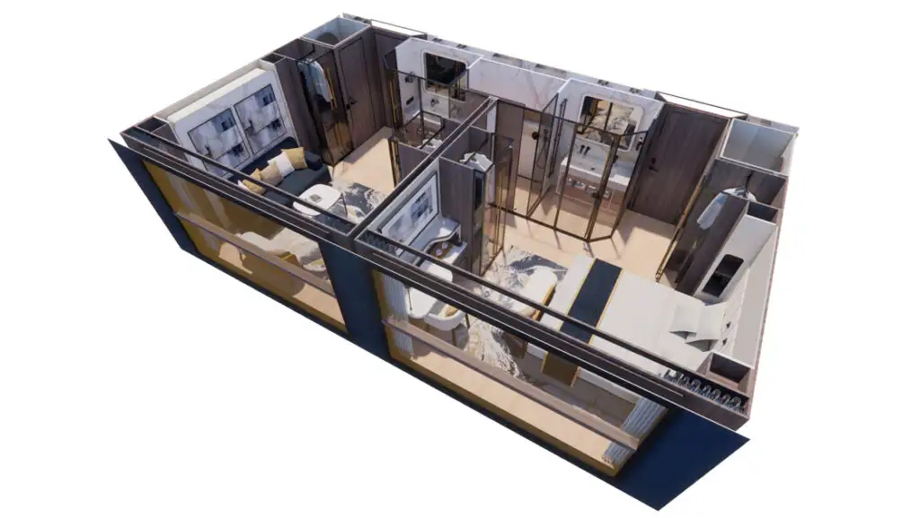 Suite (S2-S4) aboard Connect